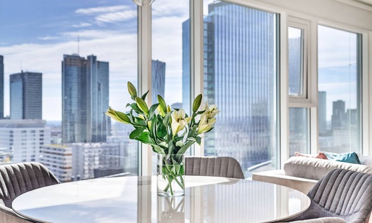 Luxury 4-room apartment in UNIQUE TOWER <br> ul. Grzybowska